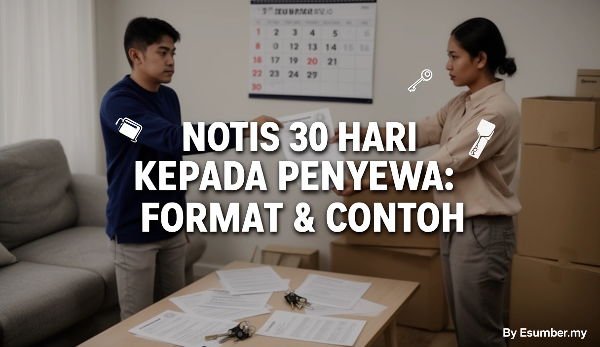 Notis 30 Hari Kepada Penyewa: Format & Contoh
