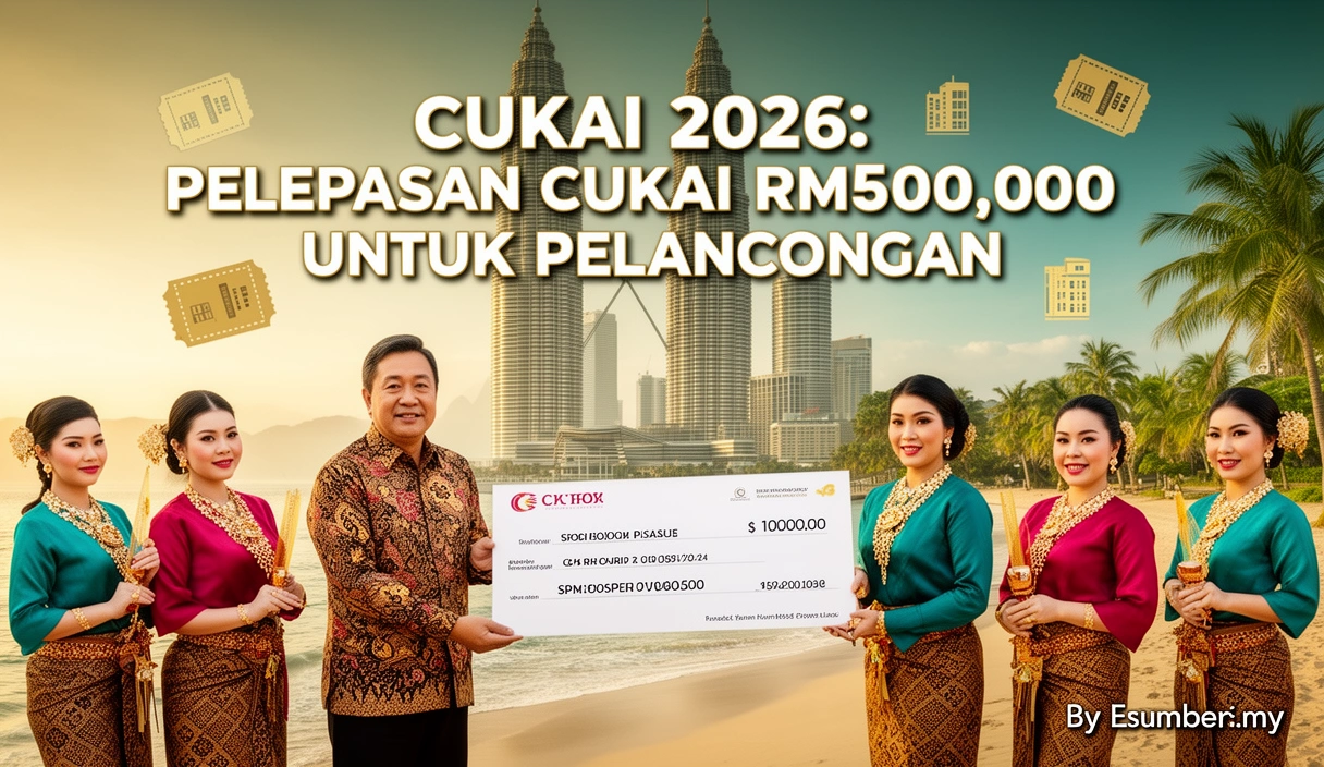 Cukai 2026: Pelepasan Cukai RM500,000 Untuk Pelancongan