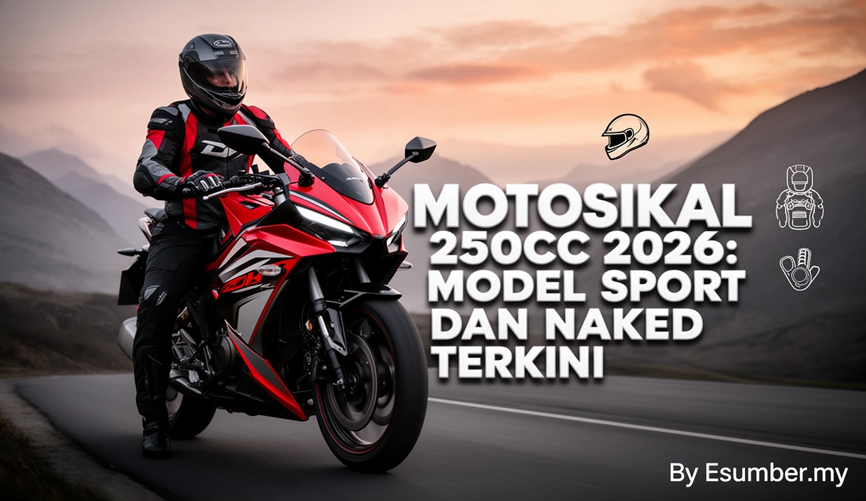Motosikal 250cc 2026: Model Sport dan Naked Terkini