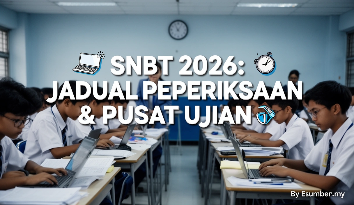 SNBT 2026: Jadual Peperiksaan & Pusat Ujian