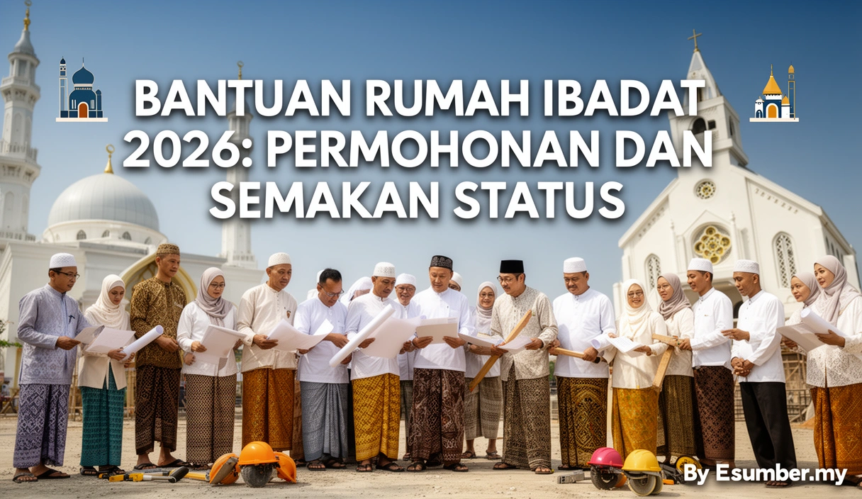 Bantuan Rumah Ibadat 2026: Permohonan dan Semakan Status