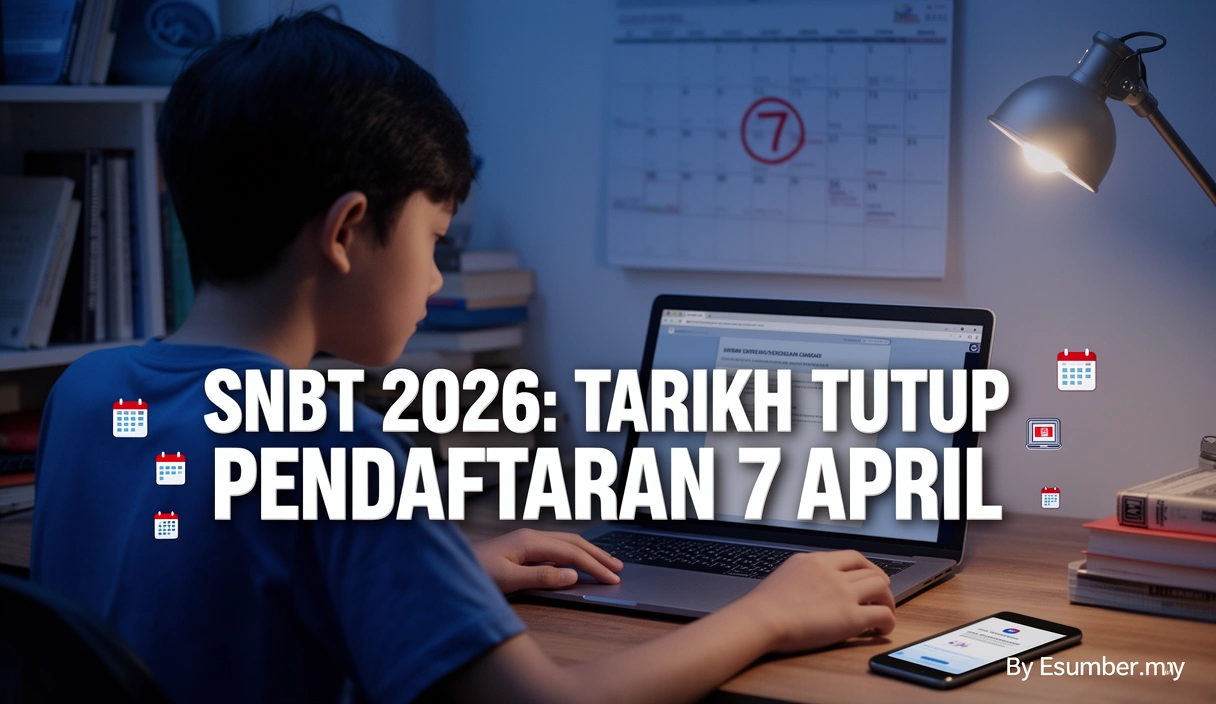 SNBT 2026: Tarikh Tutup Pendaftaran 7 April