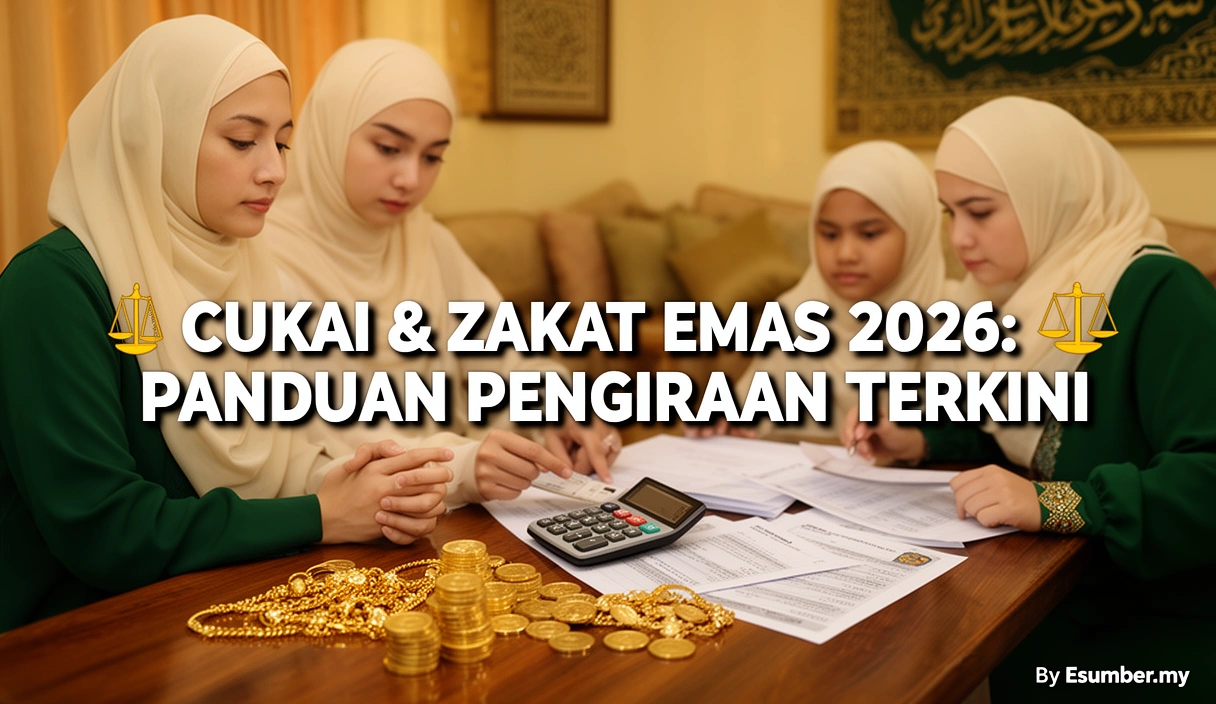 Cukai & Zakat Emas 2026: Panduan Pengiraan Terkini