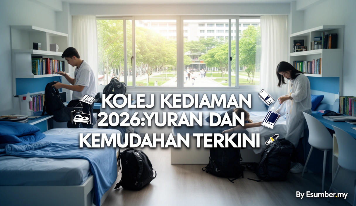 Kolej Kediaman 2026: Yuran dan Kemudahan Terkini