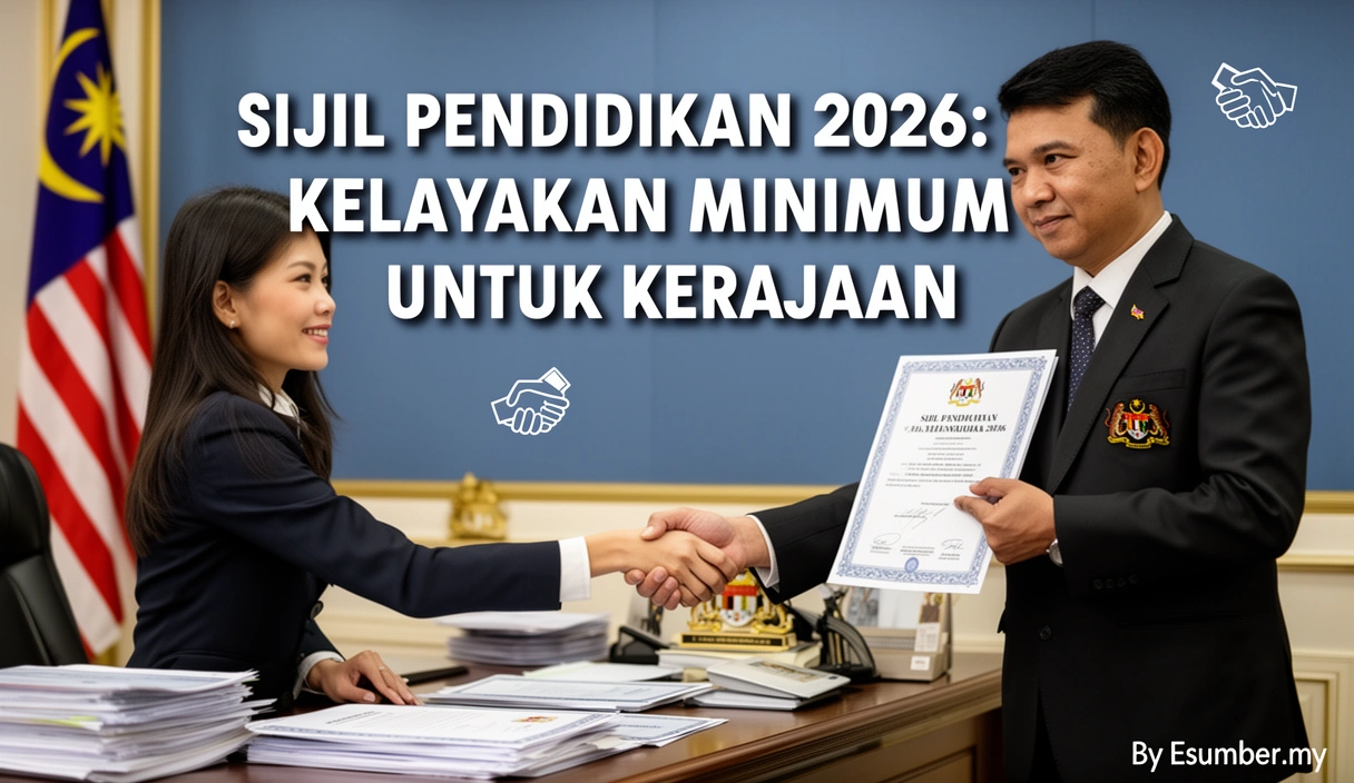 Sijil Pendidikan 2026: Kelayakan Minimum untuk Kerajaan