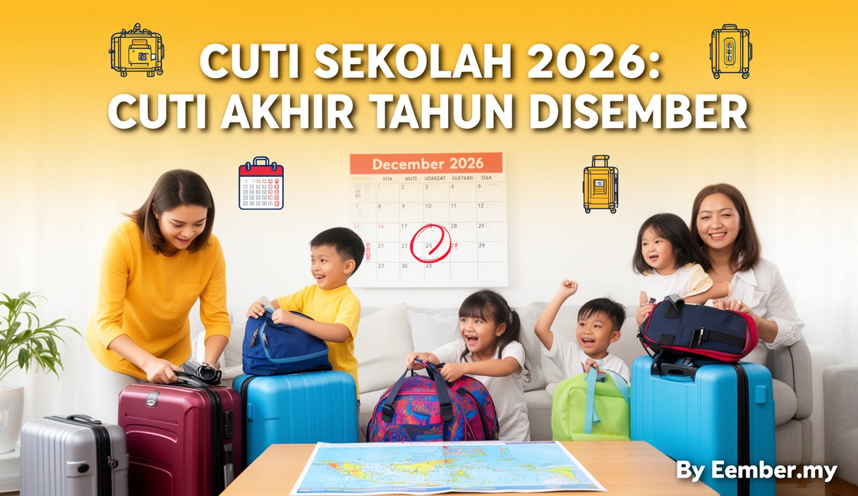 Cuti Sekolah 2026: Cuti Akhir Tahun Disember
