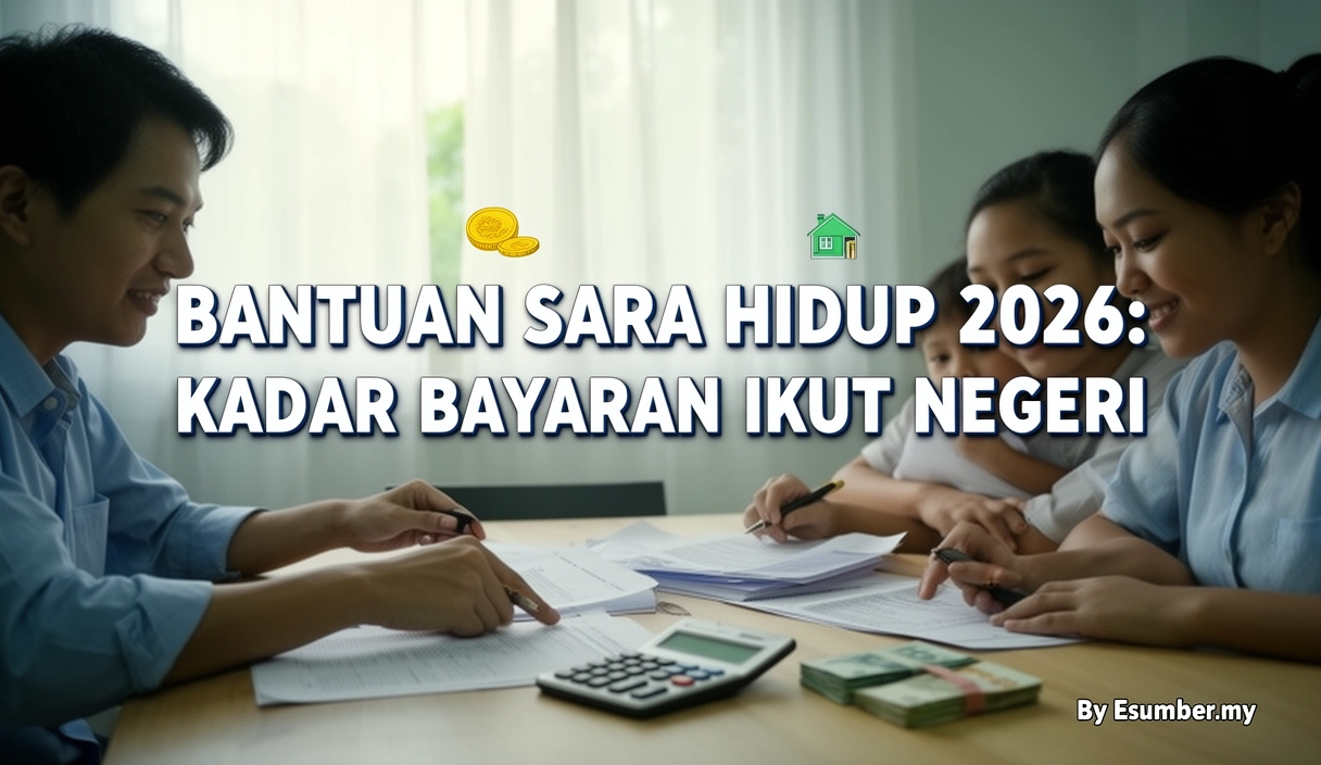 Bantuan Sara Hidup 2026: Kadar Bayaran Ikut Negeri