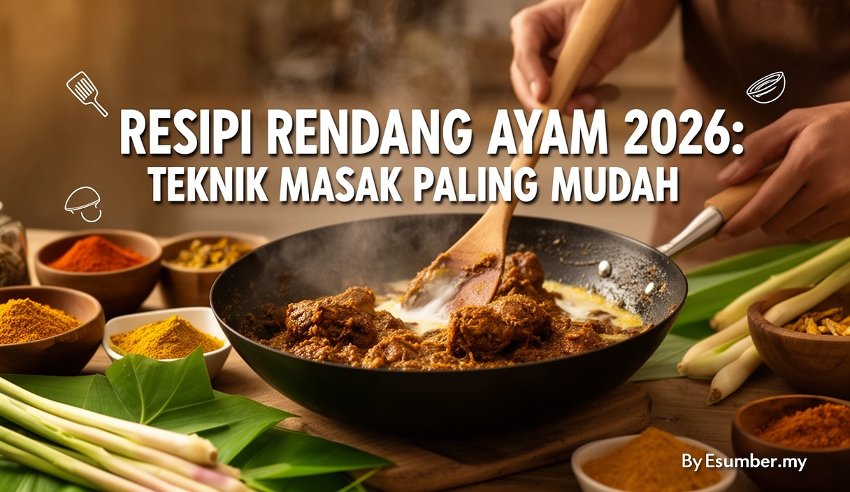 Resipi Rendang Ayam 2026: Teknik Masak Paling Mudah