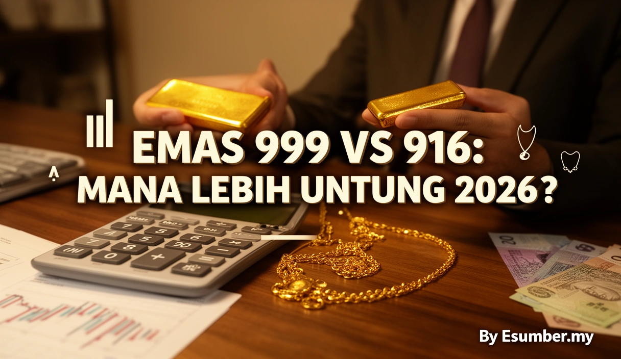 Emas 999 vs 916: Mana Lebih Untung 2026?