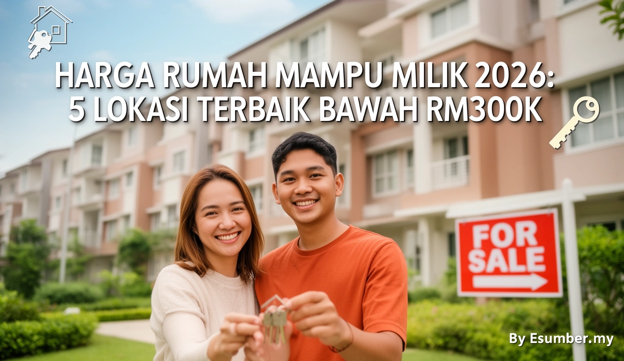 Harga Rumah Mampu Milik 2026: 5 Lokasi Terbaik Bawah RM300K