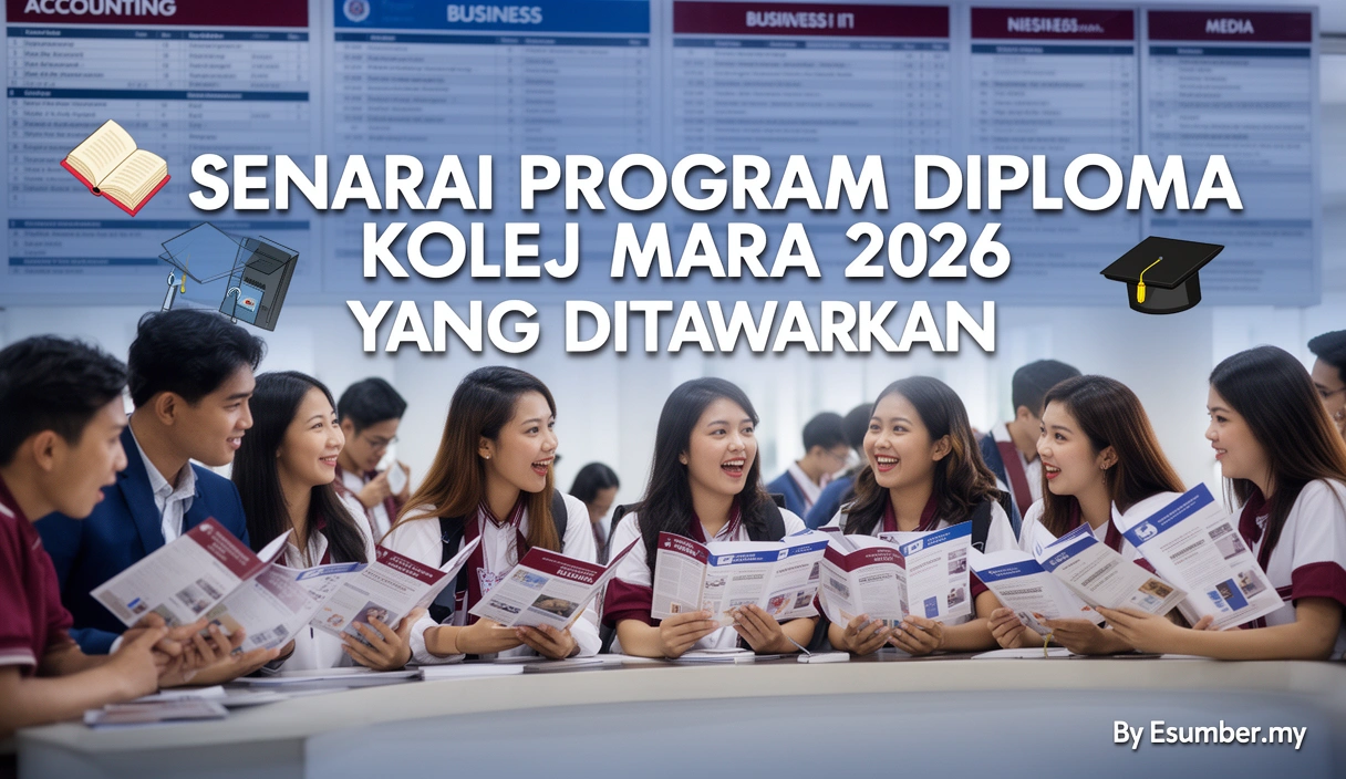 Senarai Program Diploma Kolej MARA 2026 Yang Ditawarkan