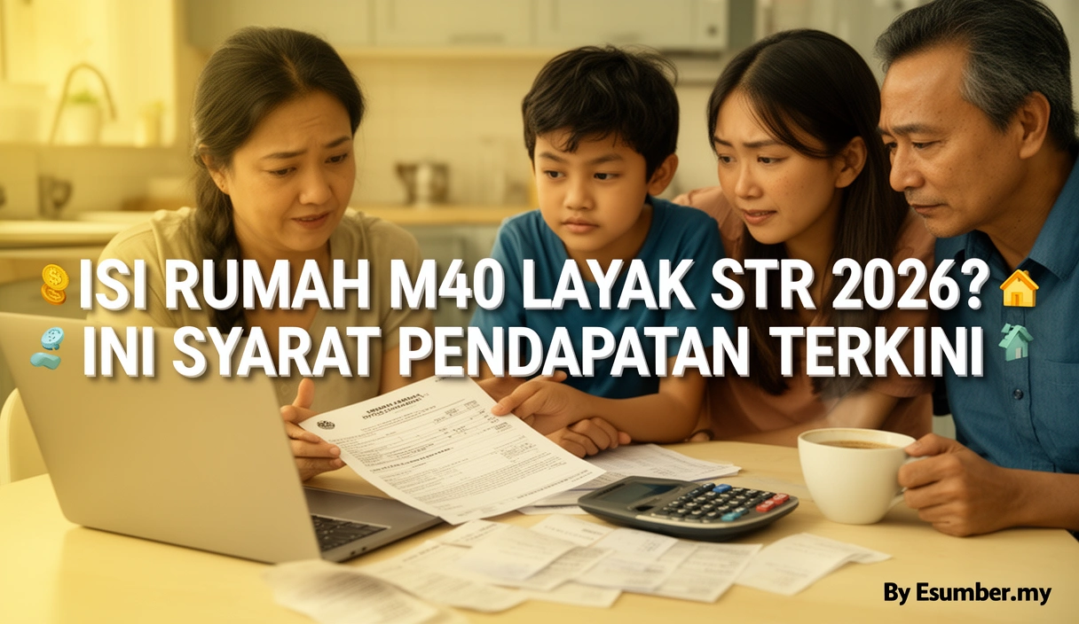 Isi Rumah M40 Layak STR 2026? Ini Syarat Pendapatan Terkini