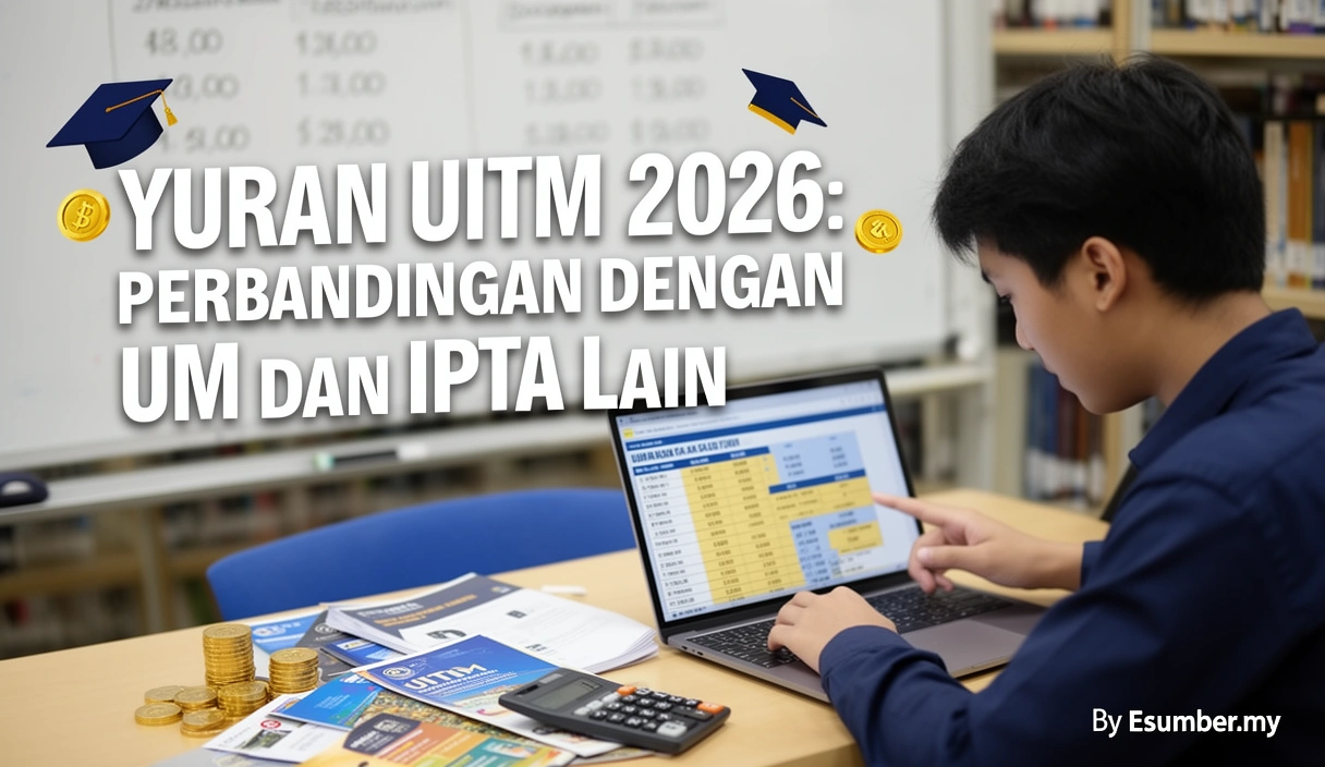 Yuran UiTM 2026: Perbandingan dengan UM dan IPTA Lain