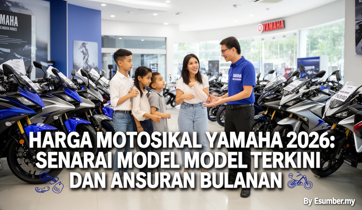 Harga Motosikal Yamaha 2026: Senarai Model Terkini dan Ansuran Bulanan