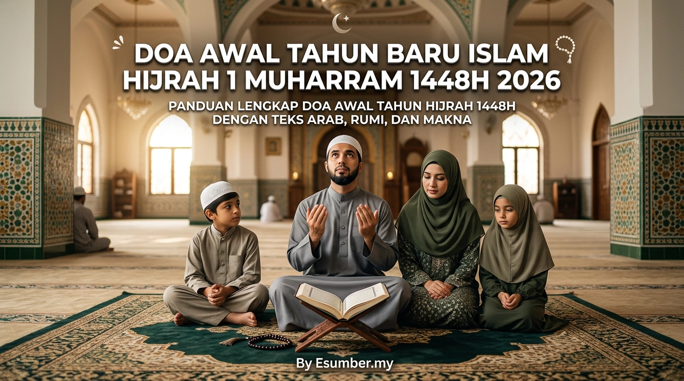 Doa Awal Tahun Baru Islam Hijrah 1 Muharram 1448H 2026