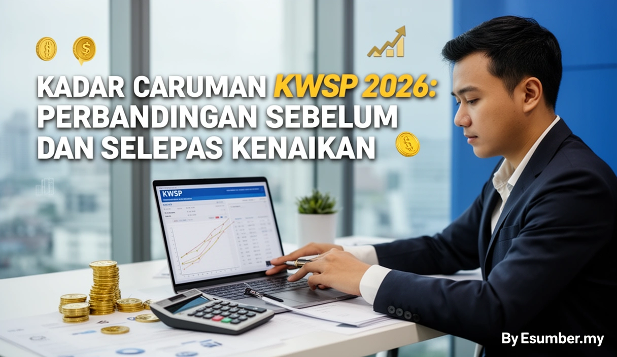 Kadar Caruman KWSP 2026: Perbandingan Sebelum dan Selepas Kenaikan