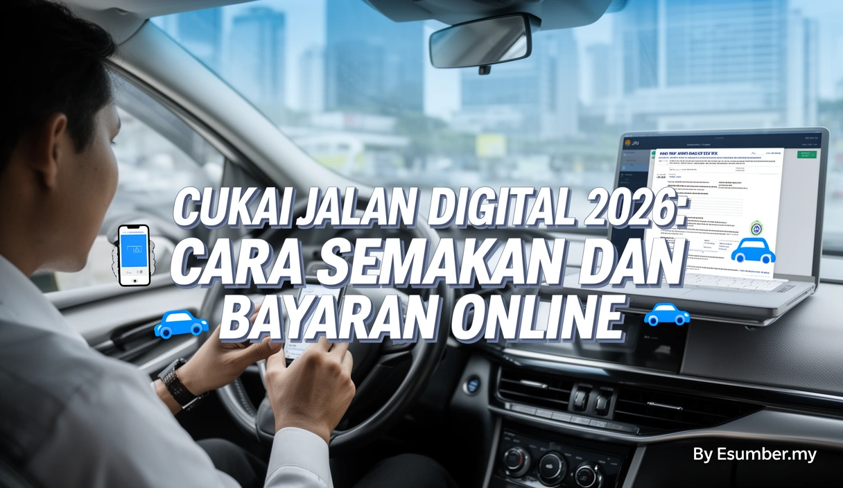 Cukai Jalan Digital 2026: Cara Semakan dan Bayaran Online