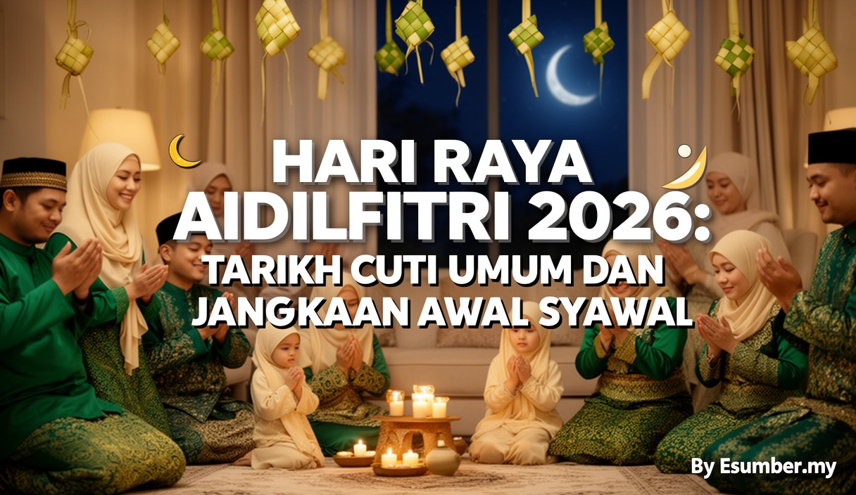 Hari Raya Aidilfitri 2026: Tarikh Cuti Umum dan Jangkaan Awal Syawal