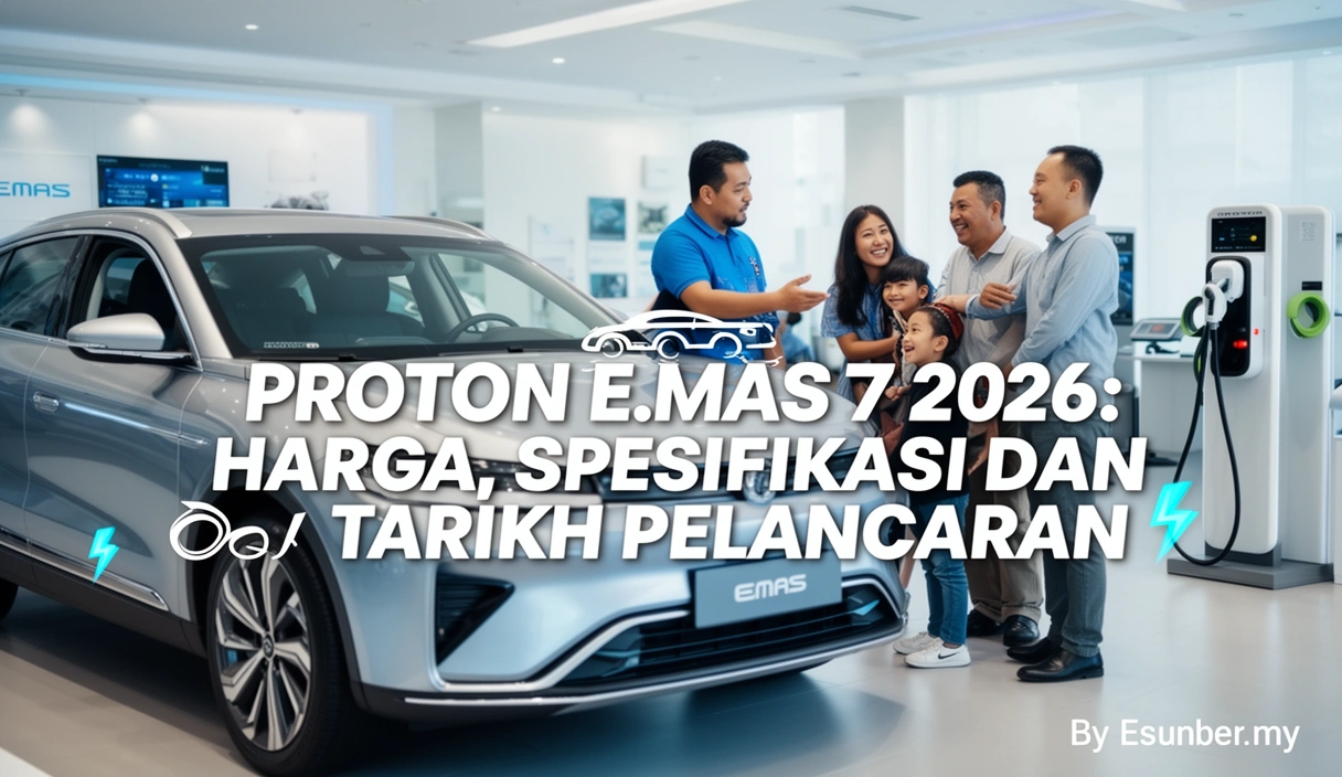 Proton e.MAS 7 2026: Harga, Spesifikasi dan Tarikh Pelancaran