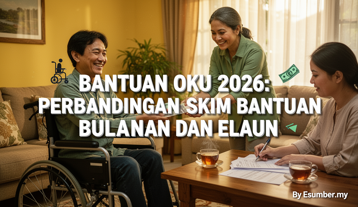 Bantuan OKU 2026: Perbandingan Skim Bantuan Bulanan dan Elaun