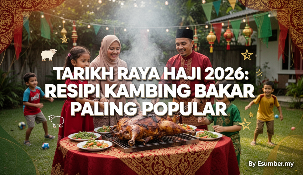 Tarikh Raya Haji 2026: Resipi Kambing Bakar Paling Popular