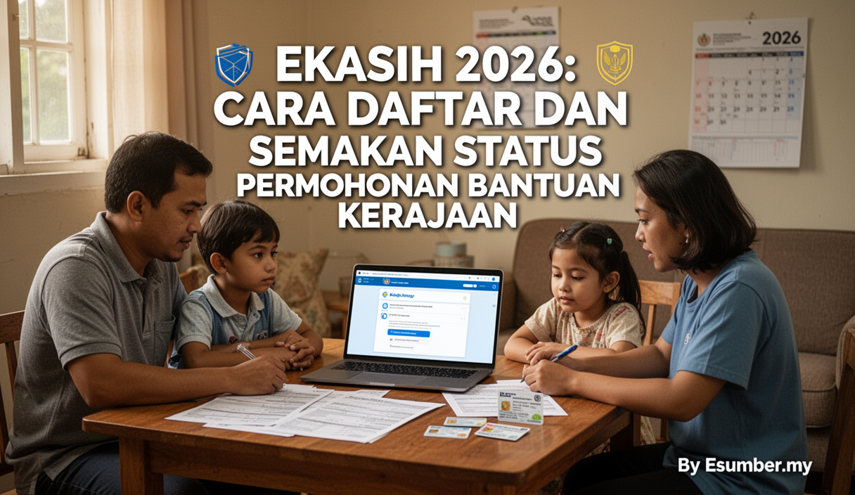 eKasih 2026: Cara Daftar dan Semakan Status Permohonan Bantuan Kerajaan