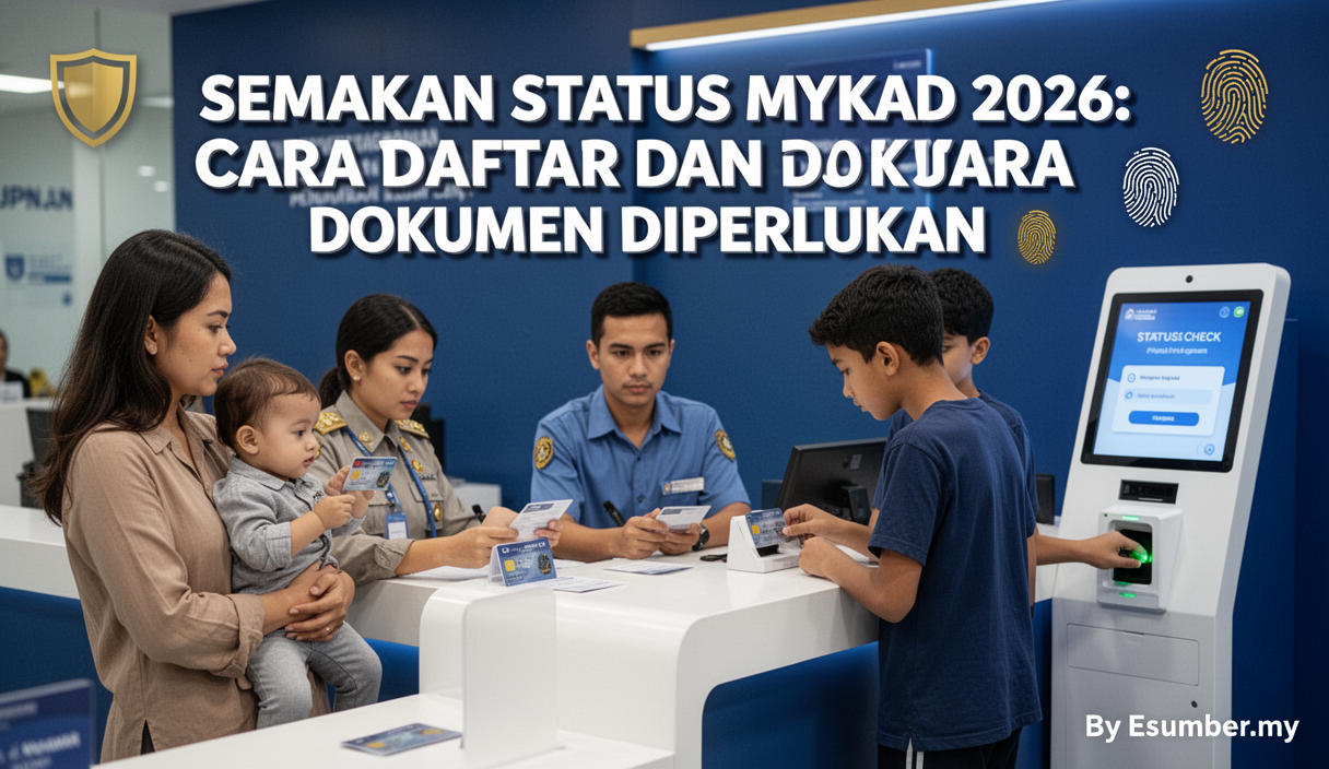 Semakan Status MyKad 2026: Cara Daftar dan Dokumen Diperlukan