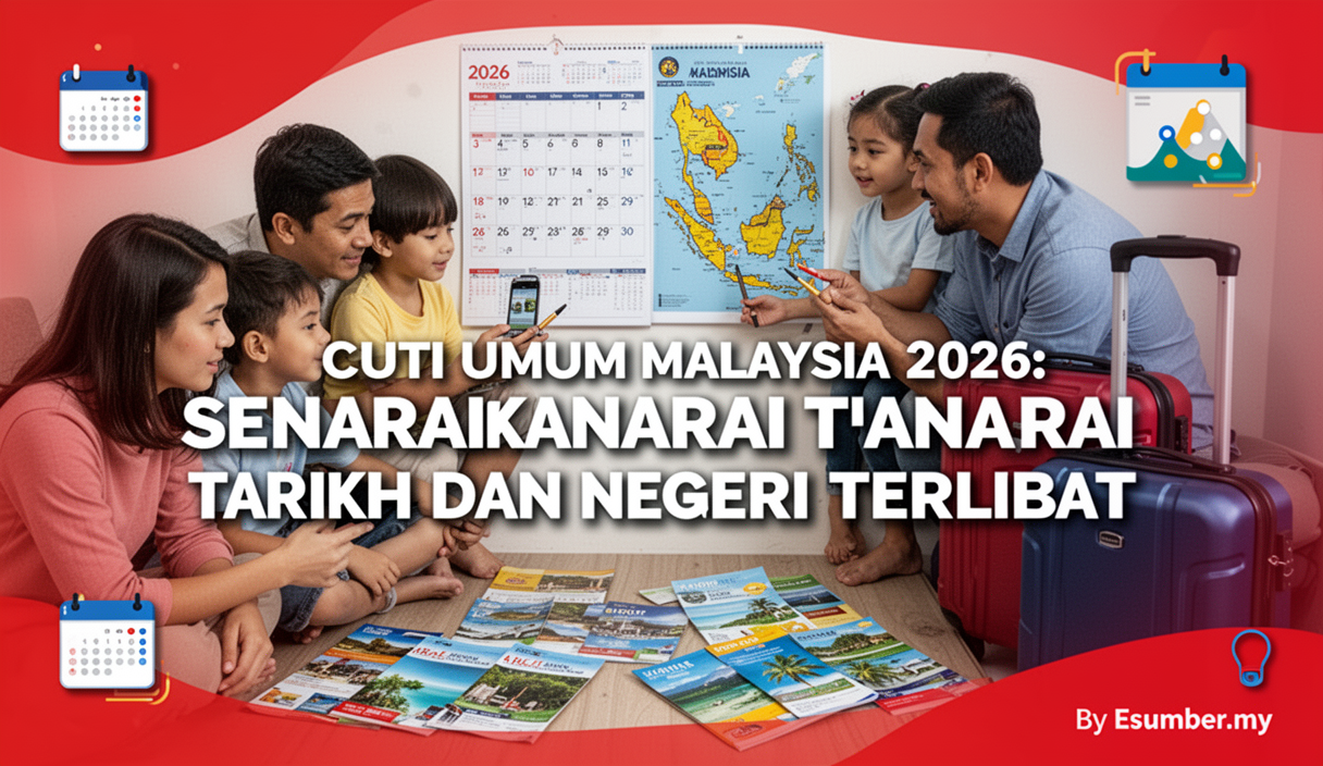 Cuti Umum Malaysia 2026: Senarai Tarikh dan Negeri Terlibat