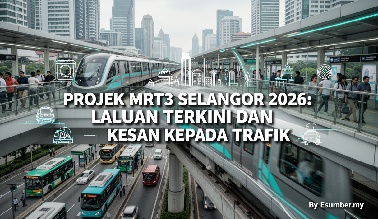 Projek MRT3 Selangor 2026: Laluan Terkini dan Kesan Kepada Trafik