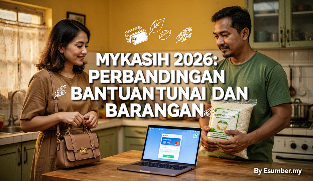 MyKasih 2026: Perbandingan Bantuan Tunai dan Barangan