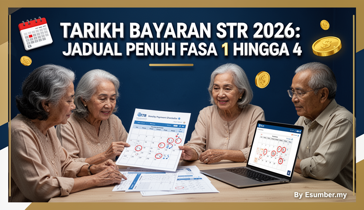 Tarikh Bayaran STR 2026: Jadual Penuh Fasa 1 Hingga 4