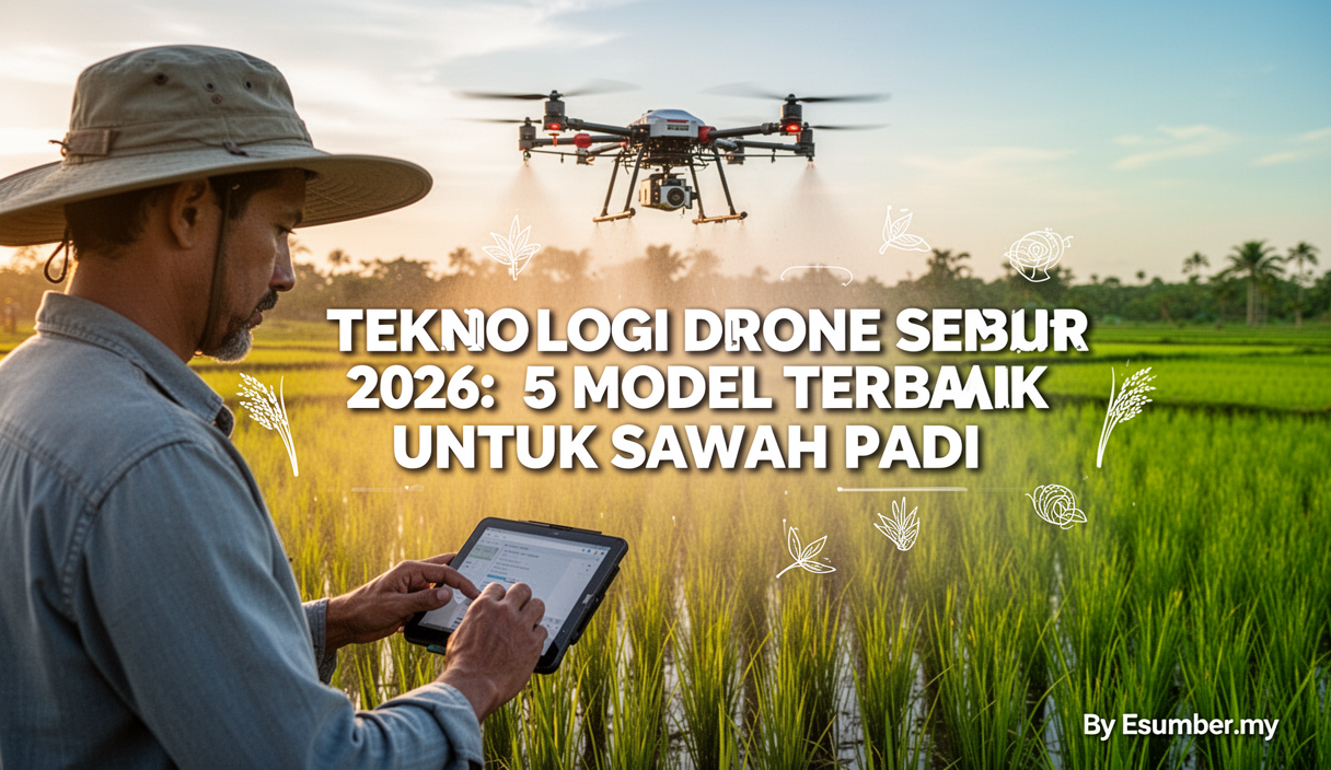 Teknologi Drone Sembur 2026: 5 Model Terbaik Untuk Sawah Padi