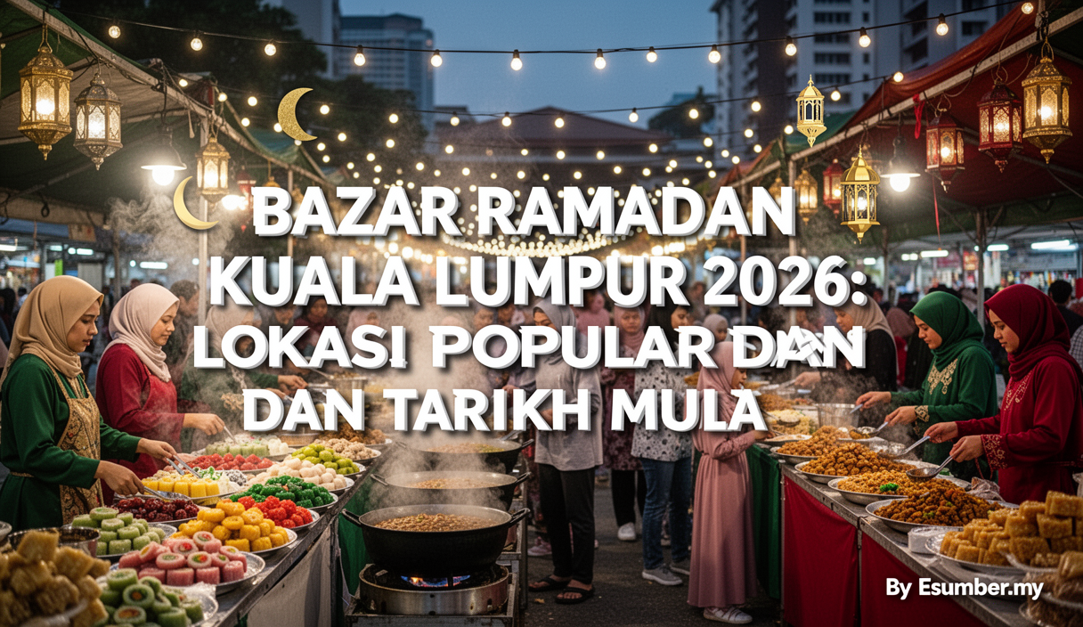 Bazar Ramadan Kuala Lumpur 2026: Lokasi Popular dan Tarikh Mula