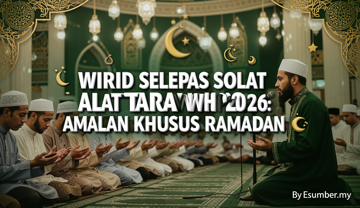 Wirid Selepas Solat Tarawih 2026: Amalan Khusus Ramadan