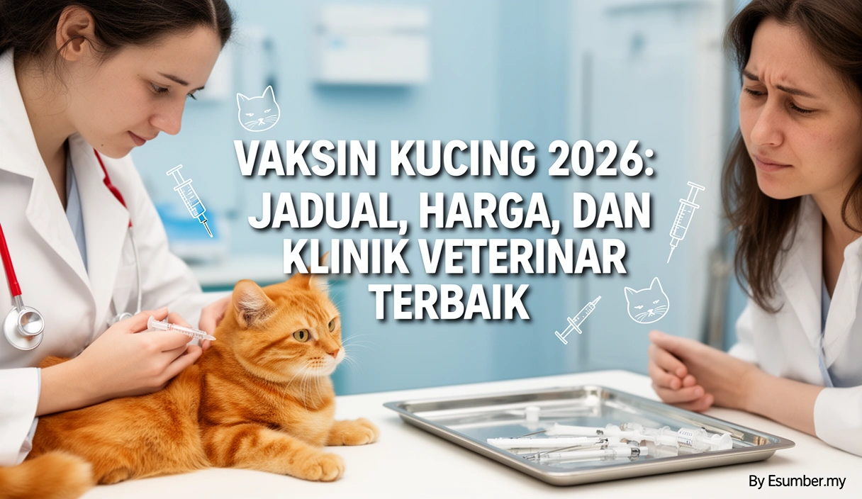 Vaksin Kucing 2026: Jadual, Harga, dan Klinik Veterinar Terbaik