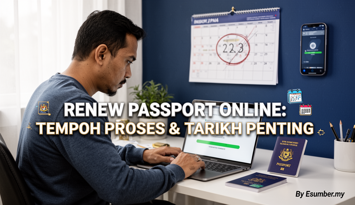 Renew Passport Online: Tempoh Proses & Tarikh Penting