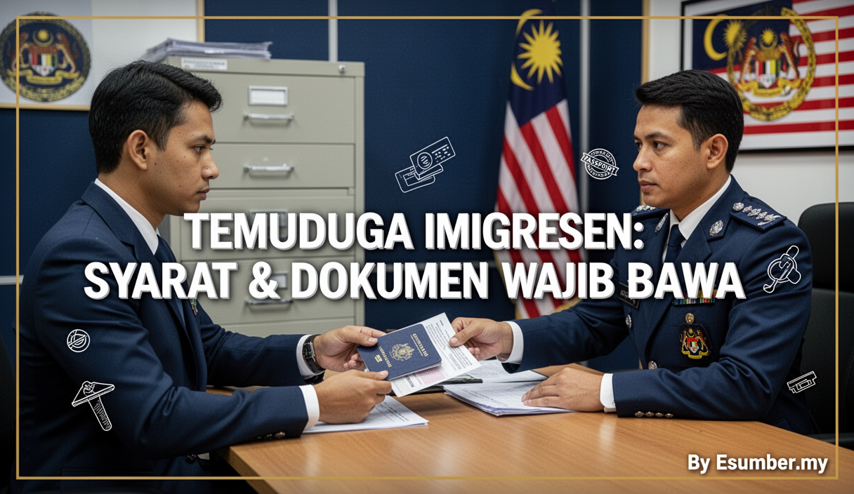 Temuduga Imigresen: Syarat & Dokumen Wajib Bawa
