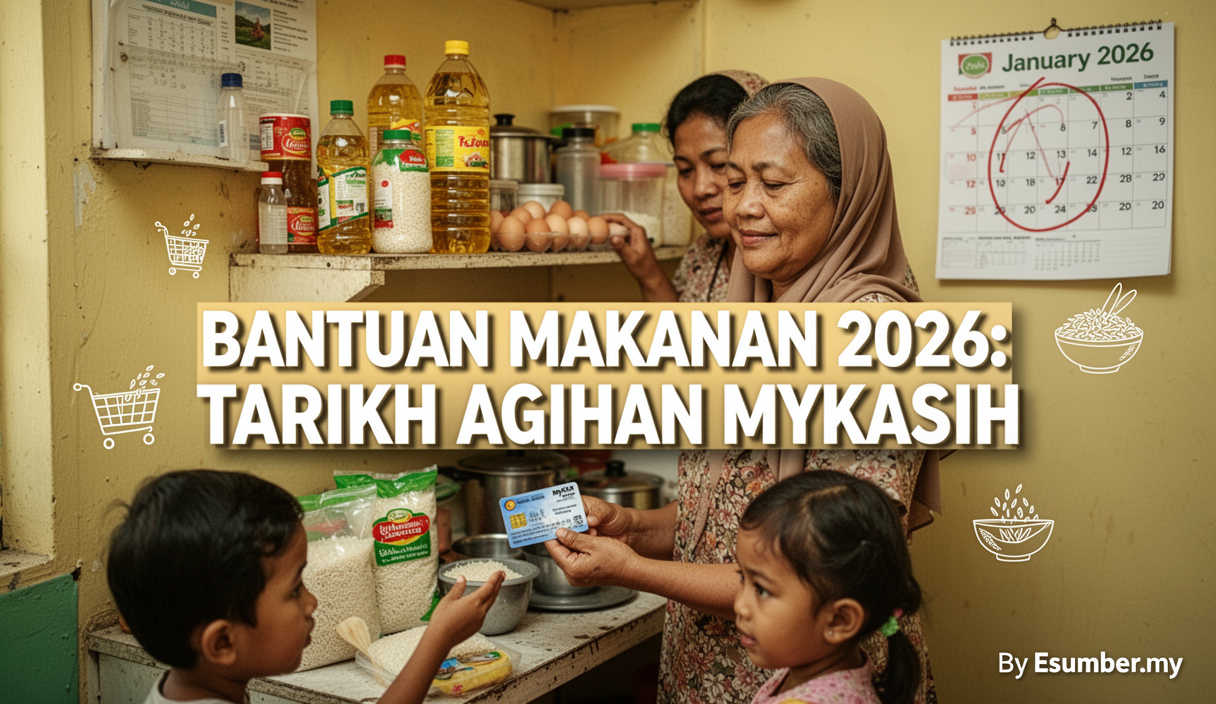 Bantuan Makanan 2026: Tarikh Agihan MyKasih