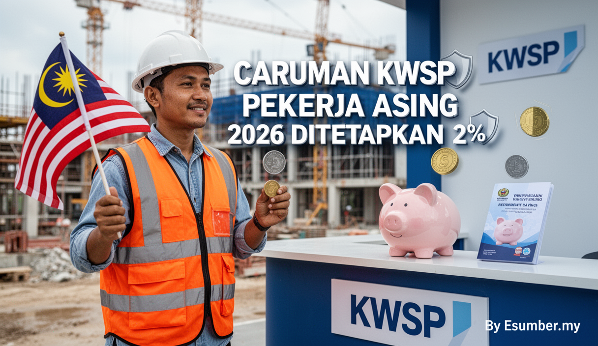 Caruman KWSP Pekerja Asing 2026 Ditetapkan 2%