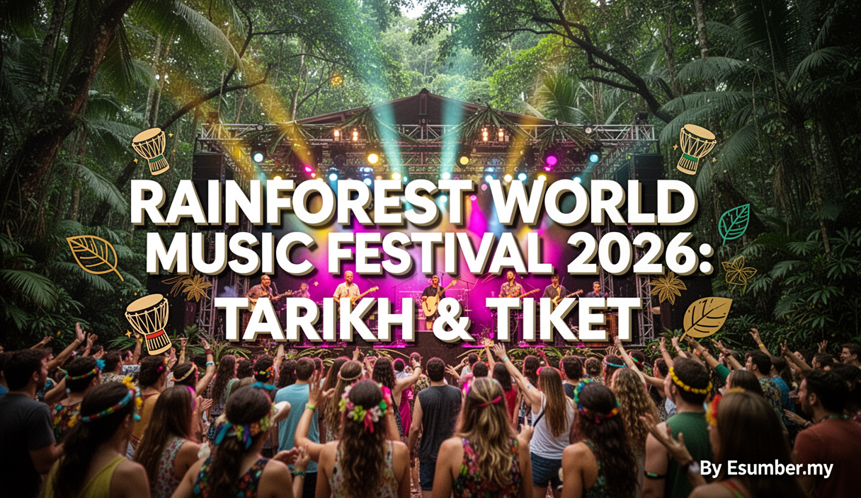 Rainforest World Music Festival 2026: Tarikh & Tiket