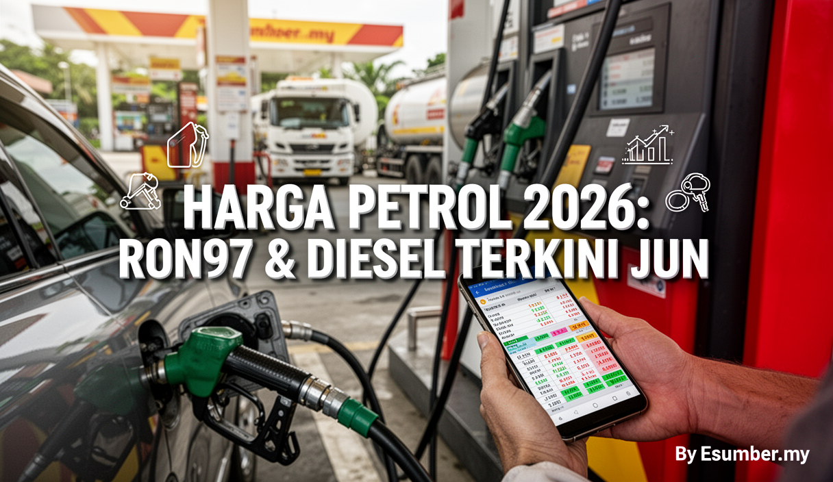 Harga Petrol 2026: RON97 & Diesel Terkini Jun
