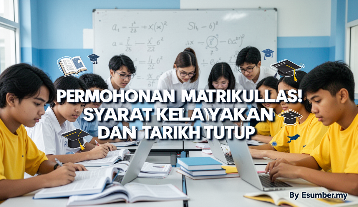 Permohonan Matrikulasi 2026: Syarat Kelayakan dan Tarikh Tutup