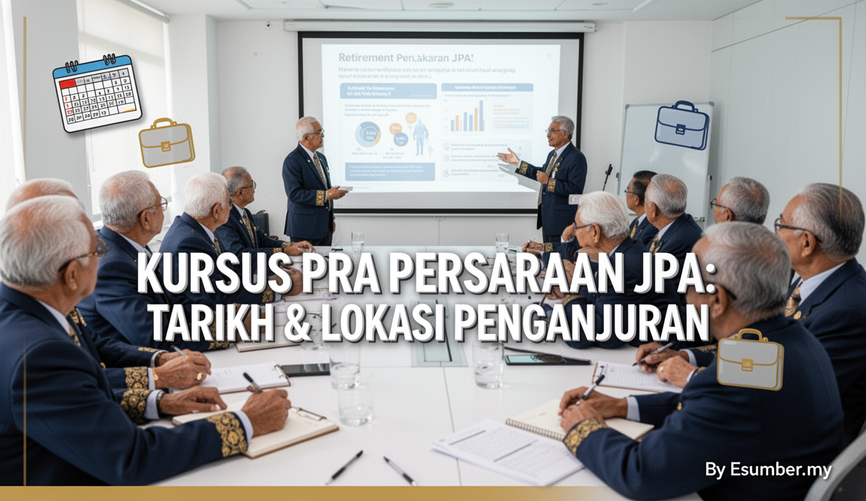 Kursus Pra Persaraan JPA: Tarikh & Lokasi Penganjuran