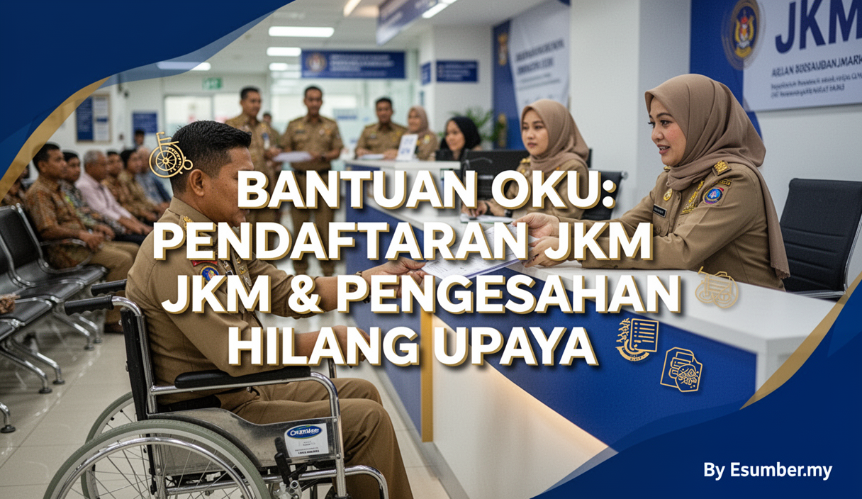 Bantuan OKU: Pendaftaran JKM & Pengesahan Hilang Upaya