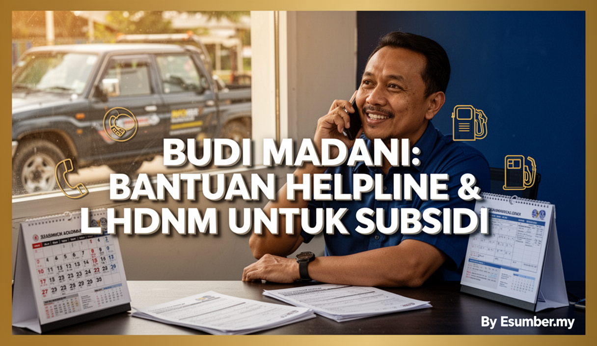 BUDI MADANI: Bantuan Helpline & LHDNM Untuk Subsidi