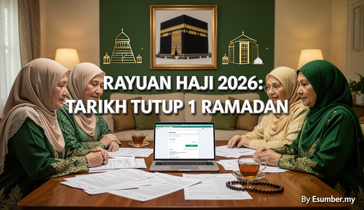 Rayuan Haji 2026: Tarikh Tutup 1 Ramadan