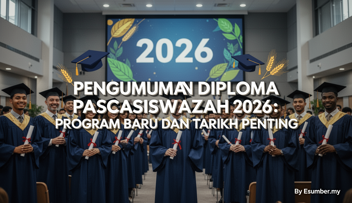 Pengumuman Diploma Pascasiswazah 2026: Program Baru dan Tarikh Penting