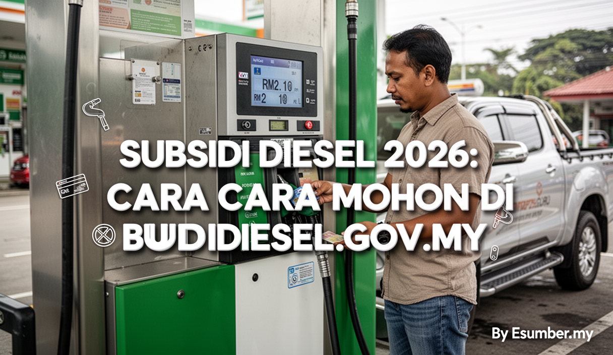 Subsidi Diesel 2026: Cara Mohon di budidiesel.gov.my