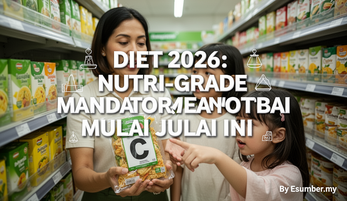 Diet 2026: Nutri-Grade Mandatori Mulai Julai Ini