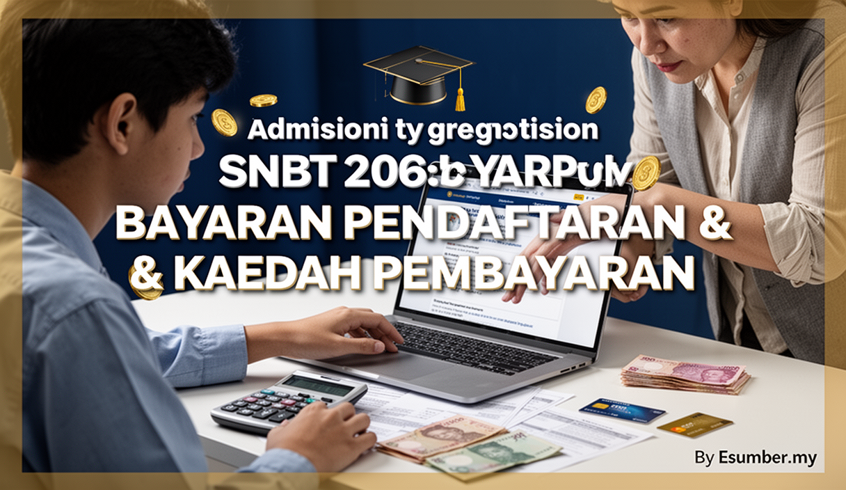 SNBT 2026: Bayaran Pendaftaran & Kaedah Pembayaran